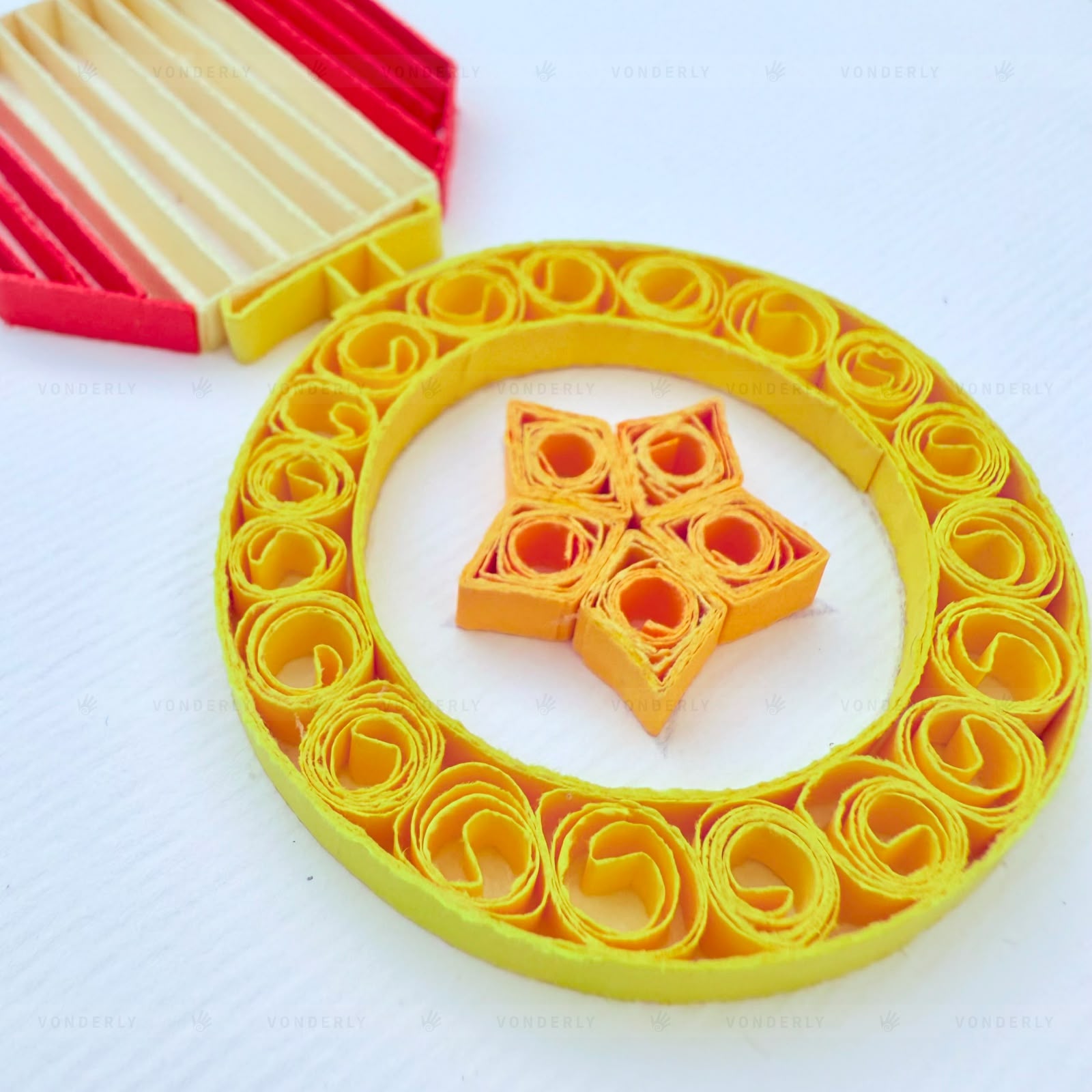 Handmade Quilled Medal Congratulations Card | Eco-friendly Greeting Card for Unique Achievement