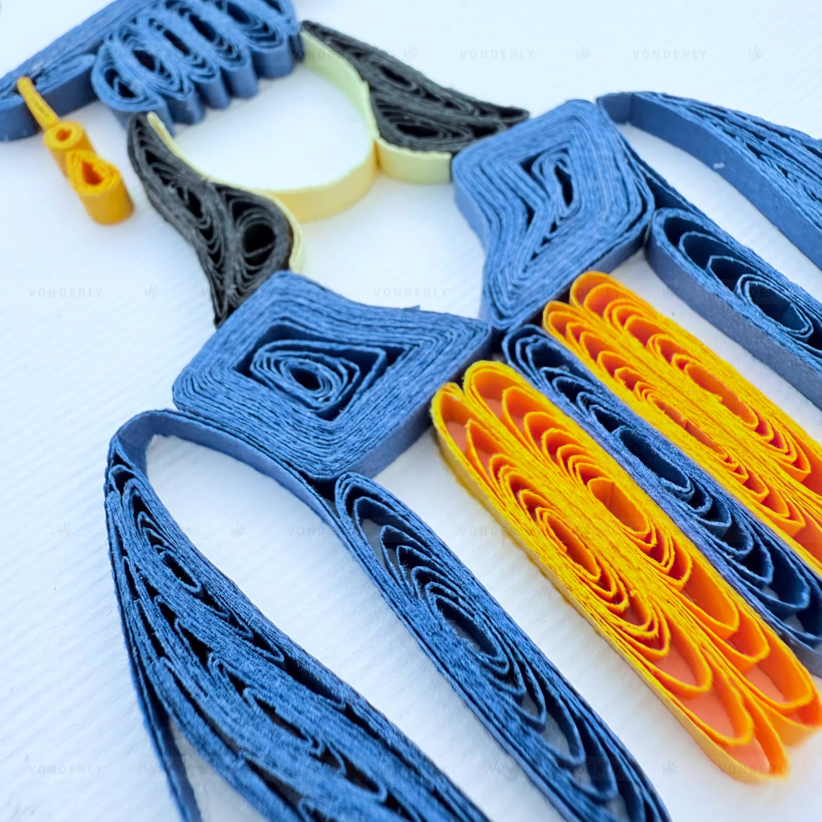 Handmade Quilled Graduation Card for Her | Eco-Friendly Greeting Card to Celebrate Academic Achievements