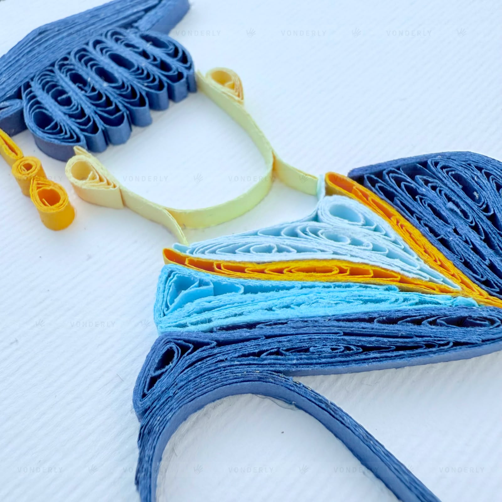 Handmade Quilled Graduation Card for Him | Eco-Friendly Greeting Card to Celebrate Academic Achievements
